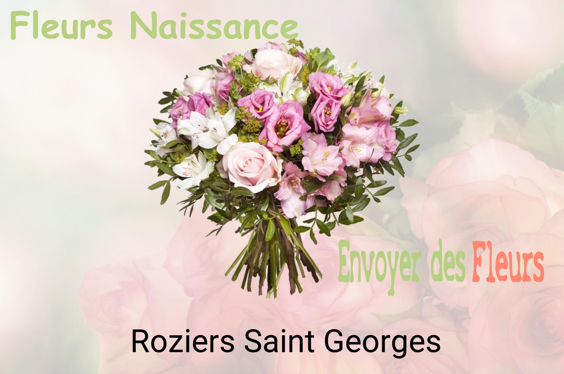 Bouquet de fleurs de naissance livré à Roziers-Saint-Georges