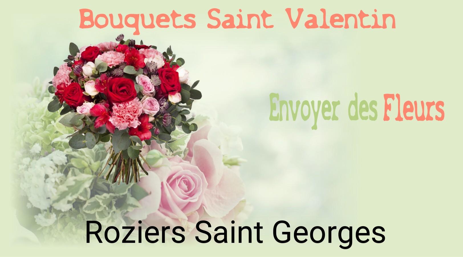Roses de Saint-Valentin livrées à Roziers-Saint-Georges